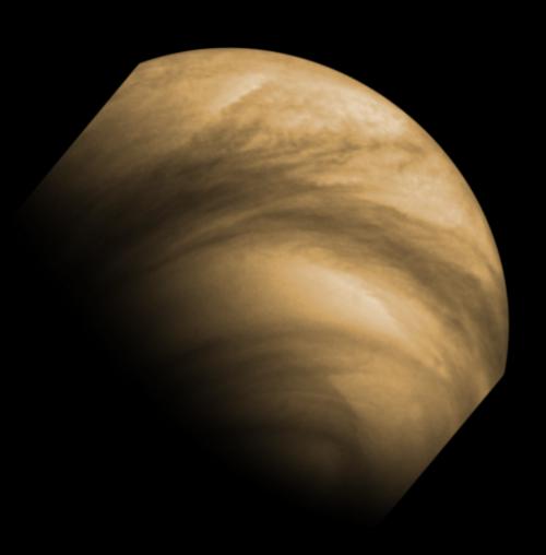 Venus clouds top