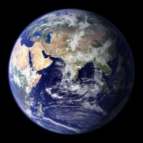 Aarde gezien vanuit de ruimte