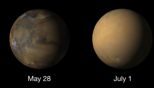 Wereldwijde stofstorm Mars 