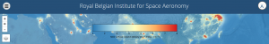 Header of webpage Tropomi measurements 3-year maps